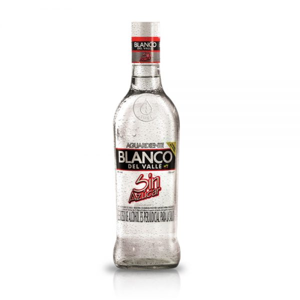 botella aguardiente blanco sin azucar