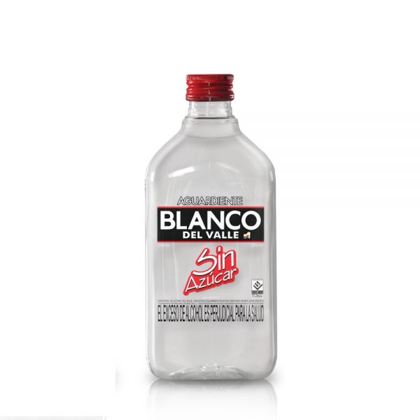 Caneca Aguardiente Blanco Del Valle Sin Azucar 375ml PET