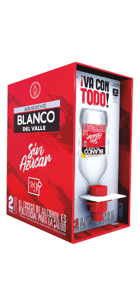 Caja blanco del valle sin azucar